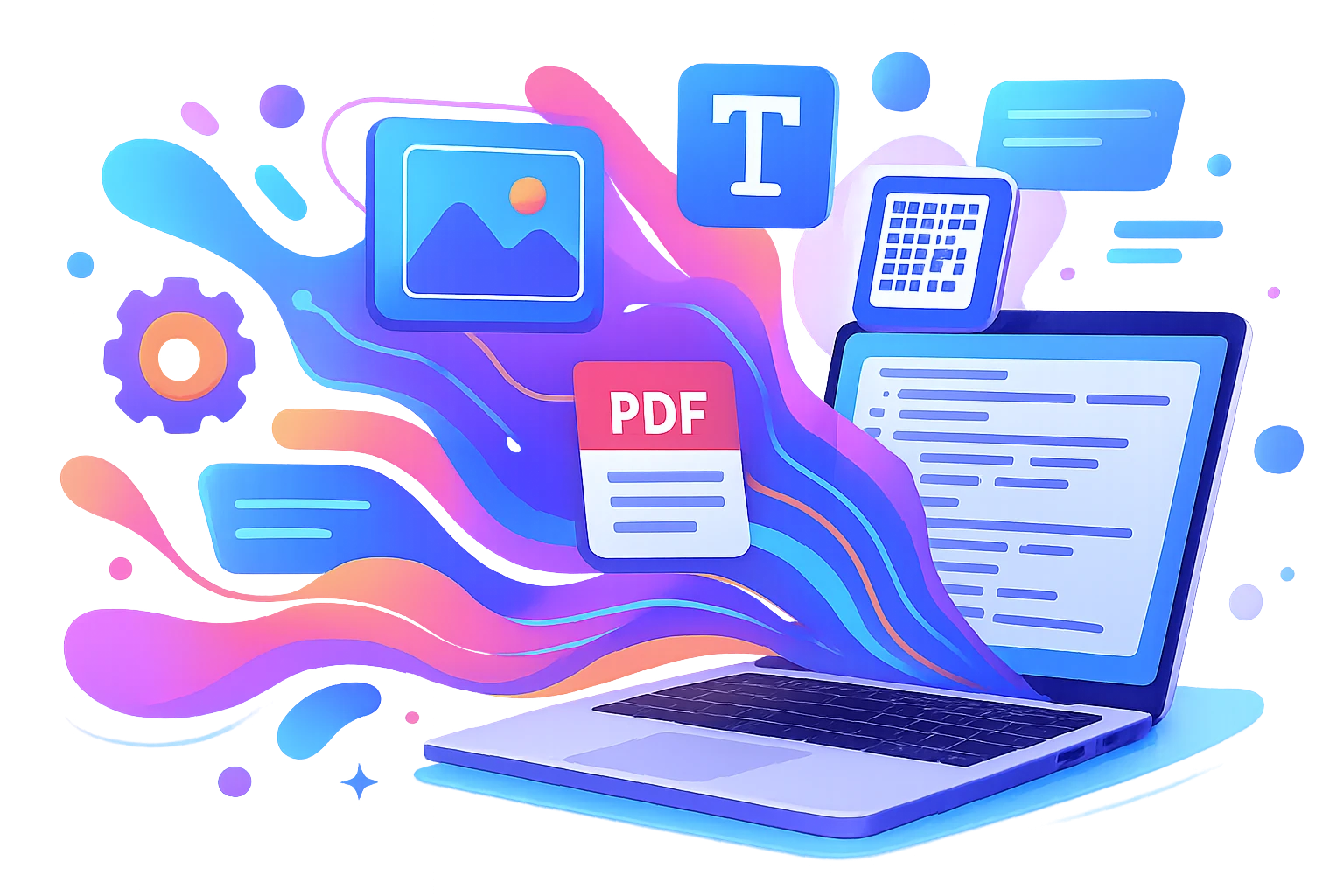 Vector tools illustration